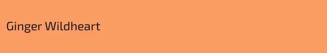 Ginger Wildheart